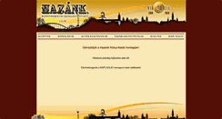 Desktop Screenshot of hazank-kiado.hu